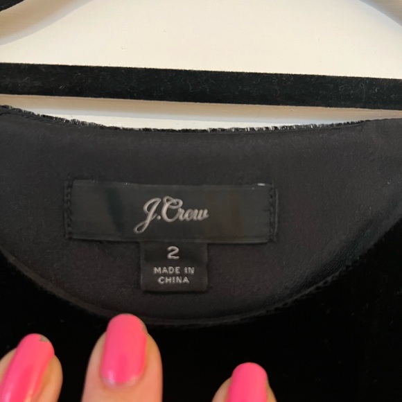 J.Crew Wrap Back Cropped Velvet Jumpsuit - Picture 4 of 5